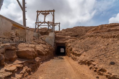 Salinas de Pedra de Lume 'a kadar, Sal Adası' ndaki eski tuz gölleri, Cape Verde
