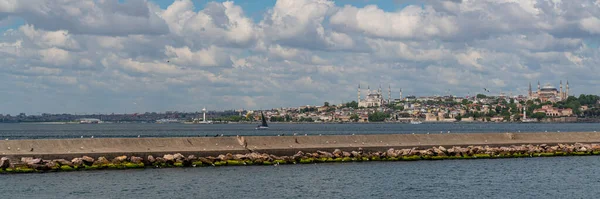 Istanbul Turkey May 2022 Istanbul Cityscape View Istanbul Skyline Hagia — стоковое фото