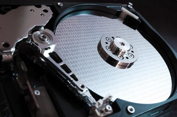 sabit disk üzerinde ikili veri