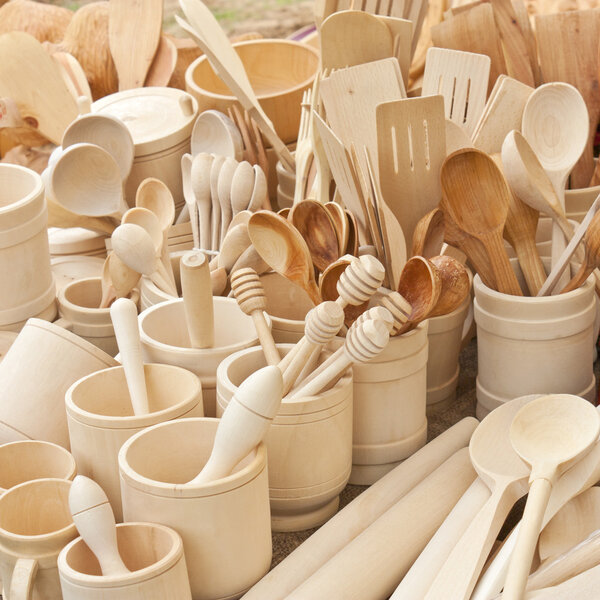 Dishes made of wood