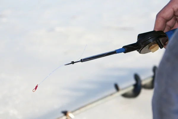 Fishing on ice — Stock Photo, Image