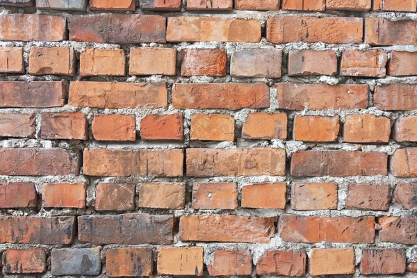 Textura de pared de ladrillo rojo — Foto de Stock