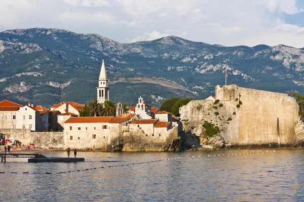 View of the old town of Budva in Montenegro — Stock Photo, Image