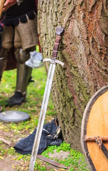 Knight Sword and Shield — Stock Photo, Image