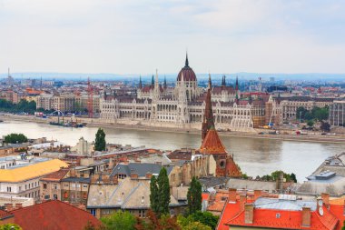 Budapeşte görünüm Parlamentosu