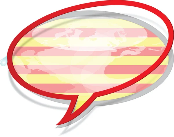 Catalonia bayrağı — Stok Vektör