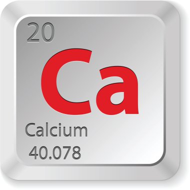 Calcium element clipart