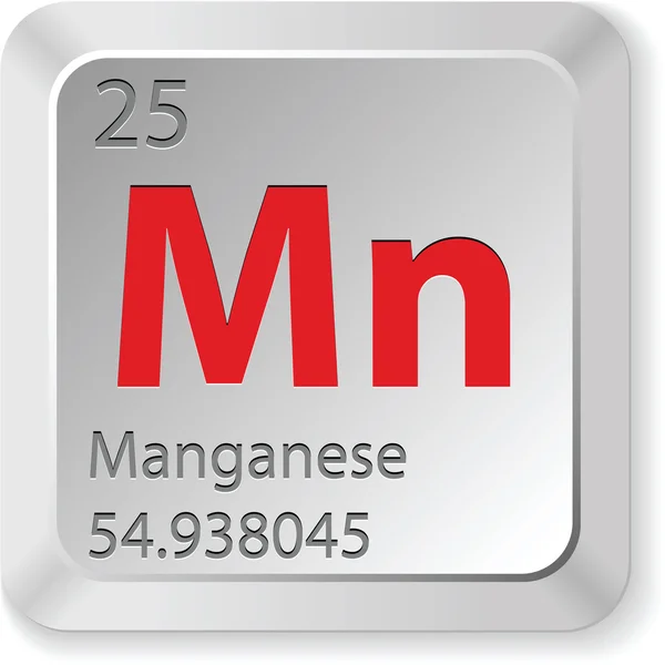 망간 요소 — 스톡 벡터