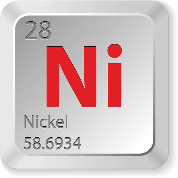 Nickel element — Stock Vector