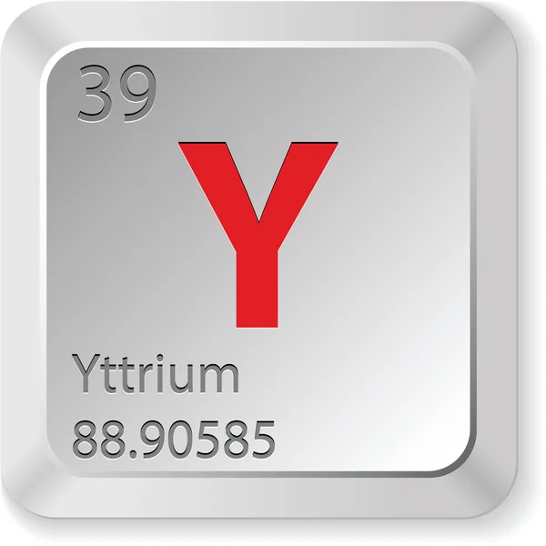 Prvek Yttrium — Stockový vektor
