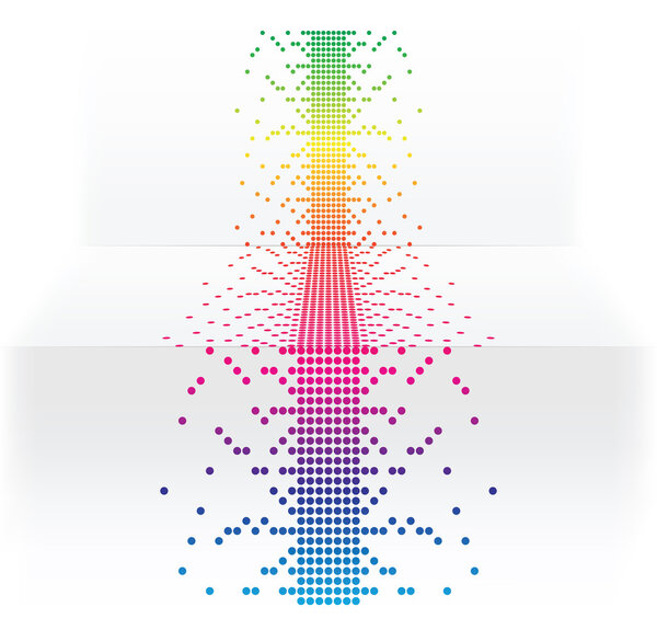 Pixels vector illustration