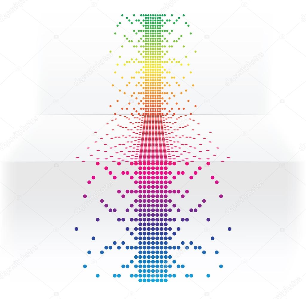 Pixels vector illustration