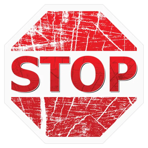 Panneau stop — Image vectorielle