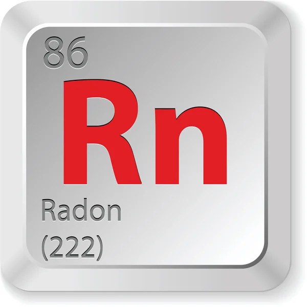 Radon element — Stockvector