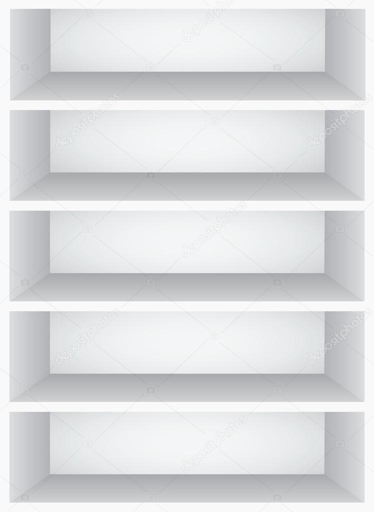 Empty shelves