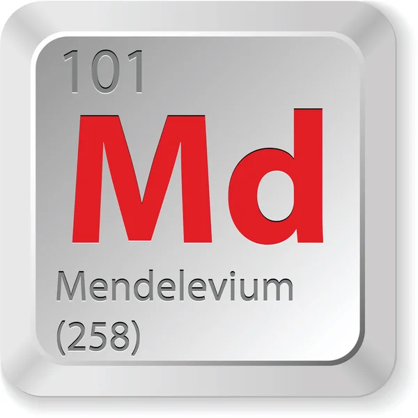 Mendelevium element — Stock vektor