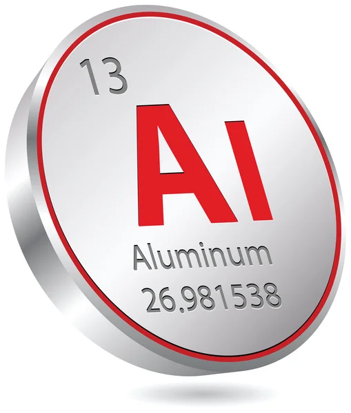 Aluminium element — Stockvector