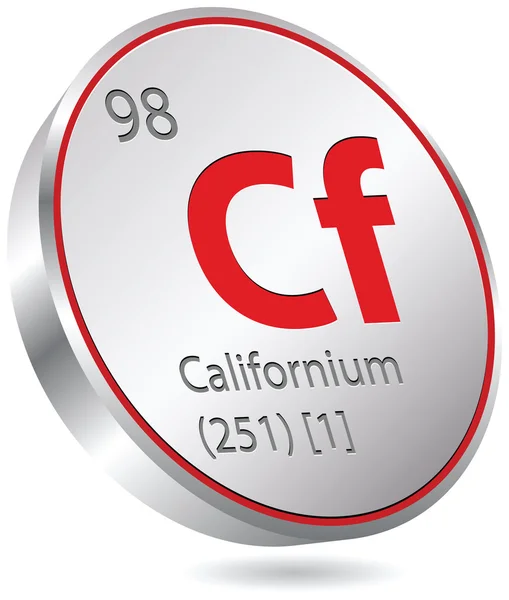 Californium element — Stockvector