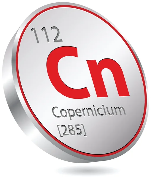 Copernicium element — Stock Vector