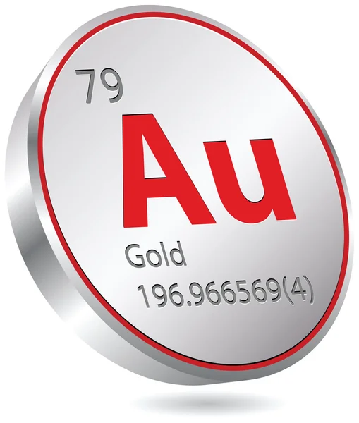 Gold element — Stock Vector