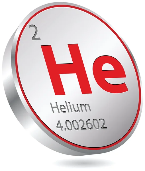 헬륨 버튼 — 스톡 벡터