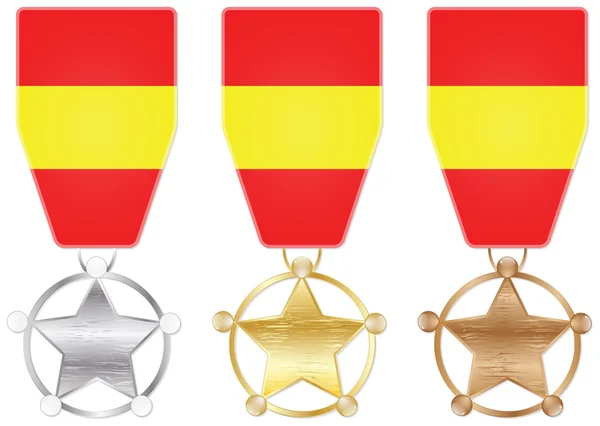 Medallas de España — Archivo Imágenes Vectoriales