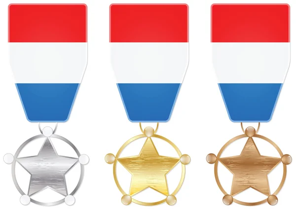 Medalhas de lituânia —  Vetores de Stock