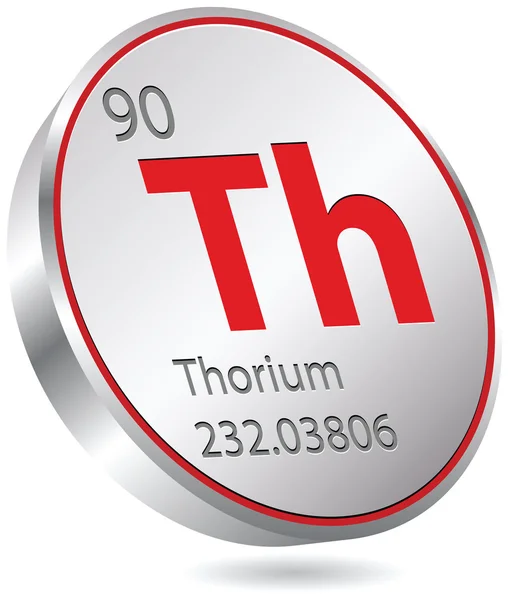 Thorium element — Stock Vector