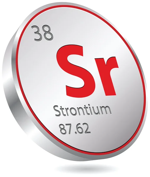 Strontium-element Stockvector