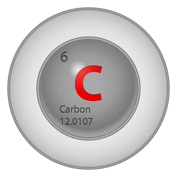 Углерод - элемент — стоковый вектор