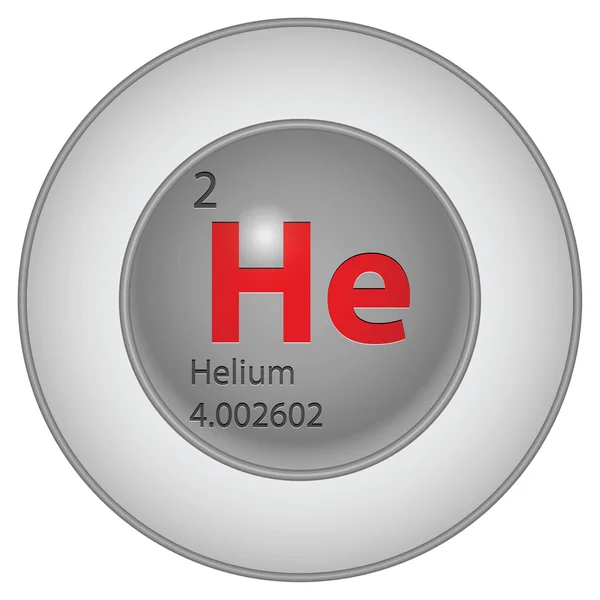 Helium-knappen Royaltyfria illustrationer