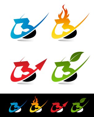 sayı simgelerini 3 swoosh