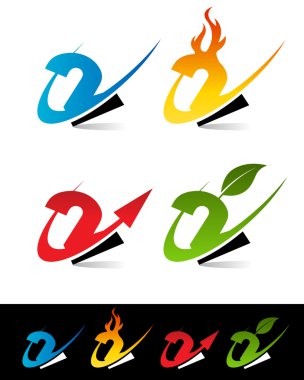 sayı simgelerini 2 swoosh