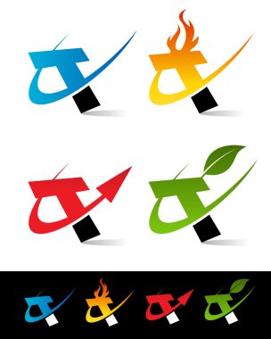 alfabe simgeler t swoosh