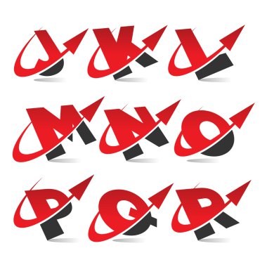 ok alfabe Icons set 2 swoosh