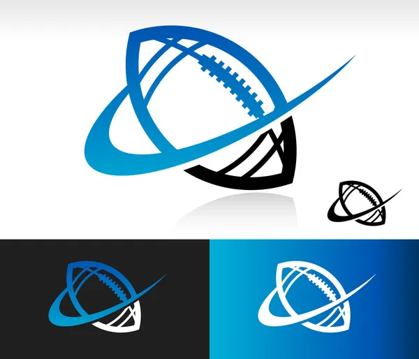 Icône de football Swoosh — Image vectorielle