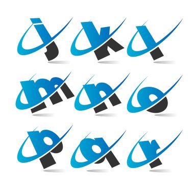 küçük harfler Icons set 2 swoosh