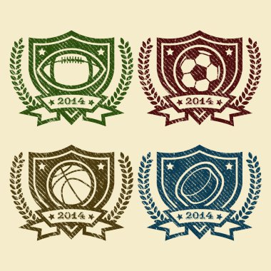 Spor amblemi lastik pullar