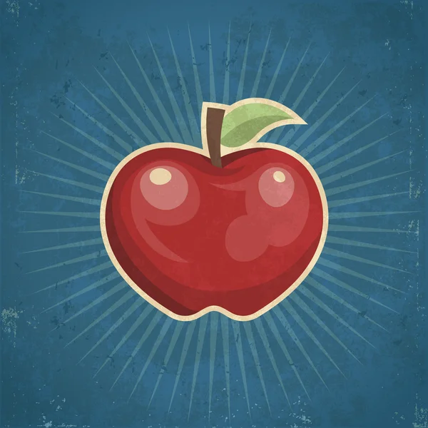 Ретро apple — стоковий вектор