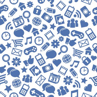 Dikişsiz sosyal medya desenleri