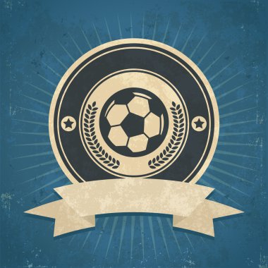 Retro Futbol topu amblemi