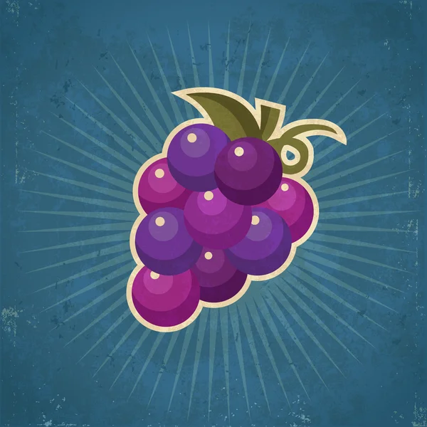Ретро винограду ілюстрація — стоковий вектор