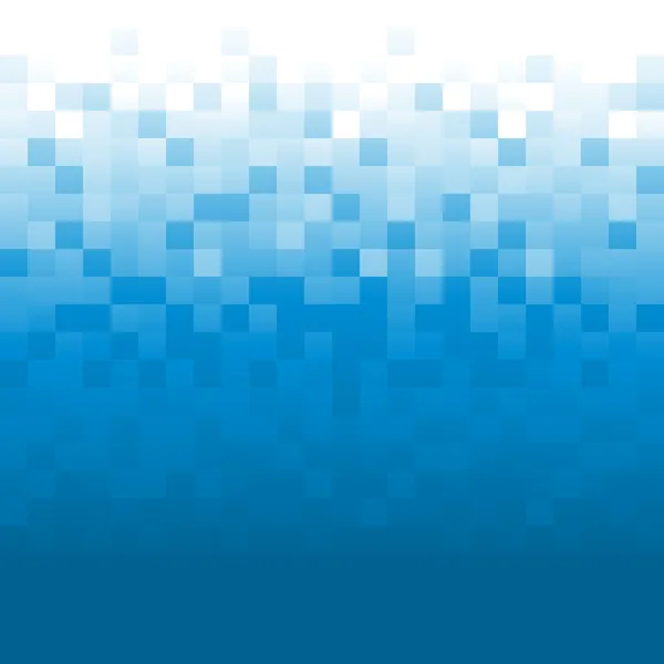 Синий пиксельный фон Стоковая Иллюстрация