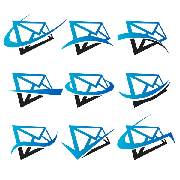 Envelope Icons — Stock Vector