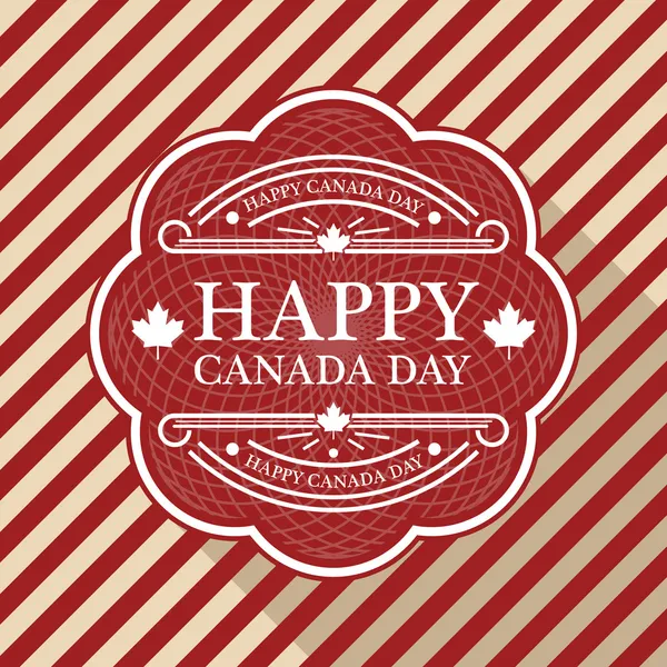 Canada Day Poster — Stock Vector