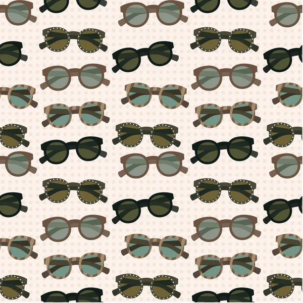 Seamless sunglasses pattern — Stock Vector