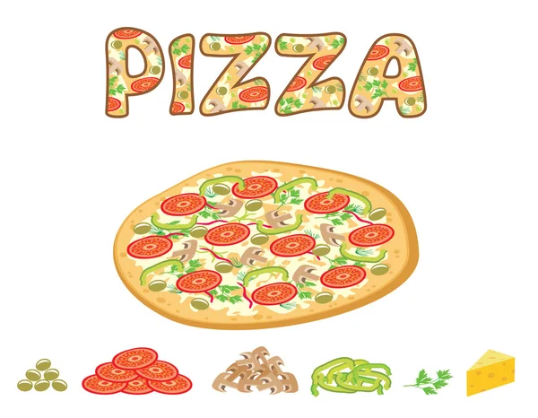 Pizza. — Image vectorielle