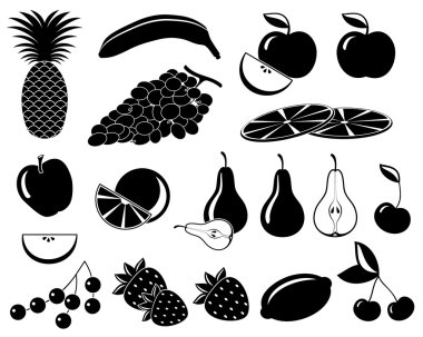meyve set simgeleri