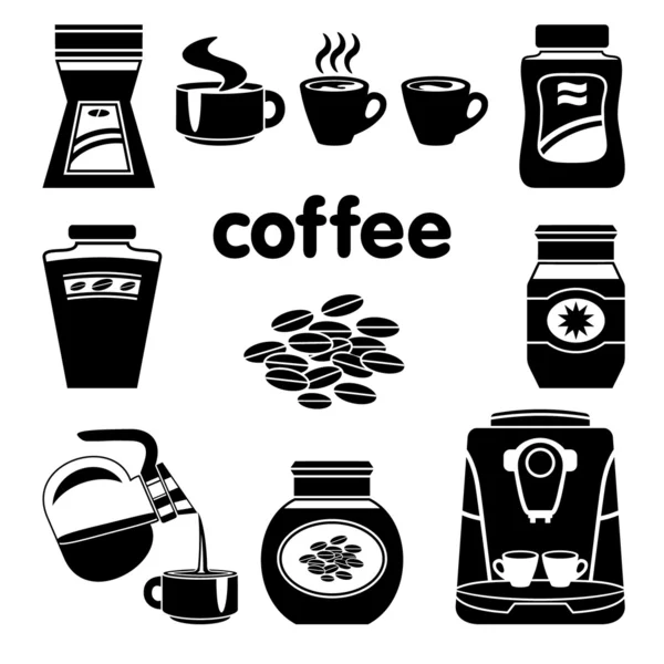 Zestaw do kawy — Wektor stockowy