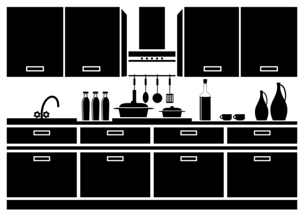 Εικονίδιο της κουζίνας — Διανυσματικό Αρχείο